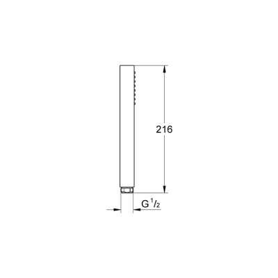 Grohe Euphoria Cube Stick El Duşu 1 Akışlı - 27698000 - 2