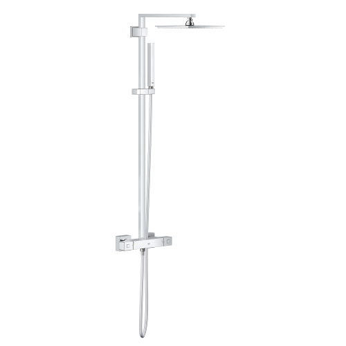 Grohe Euphoria Cube System 230 Duvara Monte Termostatik Bataryalı Duş Sistemi - 26087000 - 2