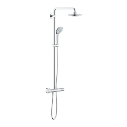 Grohe Euphoria Sistem 180 Duvara Monte Termostatik Bataryalı Duş Sistemi - 27296001 - 1