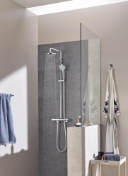 Grohe Euphoria Sistem 180 Duvara Monte Termostatik Bataryalı Duş Sistemi - 27296001 - 4