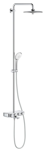 Grohe Euphoria Smartcontrol 260 Mono Duş Sistemi Duvara Monte Termostatik Banyo Bataryalı Duş Sistemi - 26510000 - GROHE
