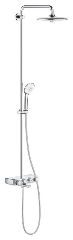 Grohe Euphoria Smartcontrol 260 Mono Duş Sistemi Duvara Monte Termostatik Banyo Bataryalı Duş Sistemi - 26510000 - 1