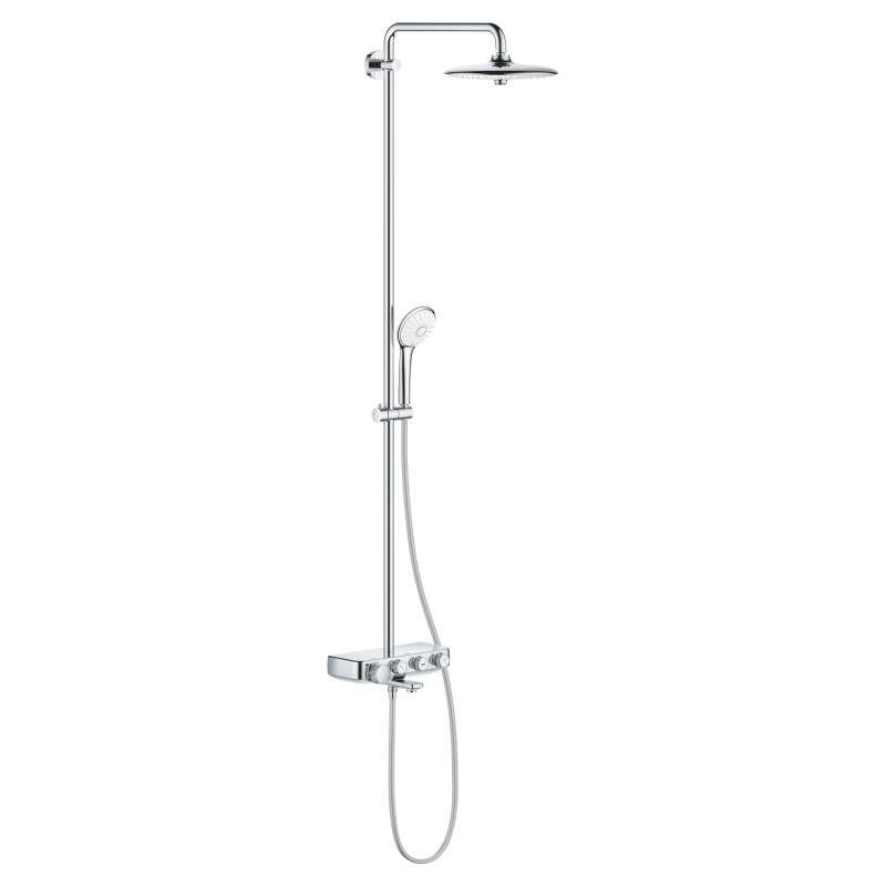 Grohe Euphoria Smartcontrol 260 Mono Duş Sistemi Duvara Monte Termostatik Banyo Bataryalı Duş Sistemi - 26510000 - 2
