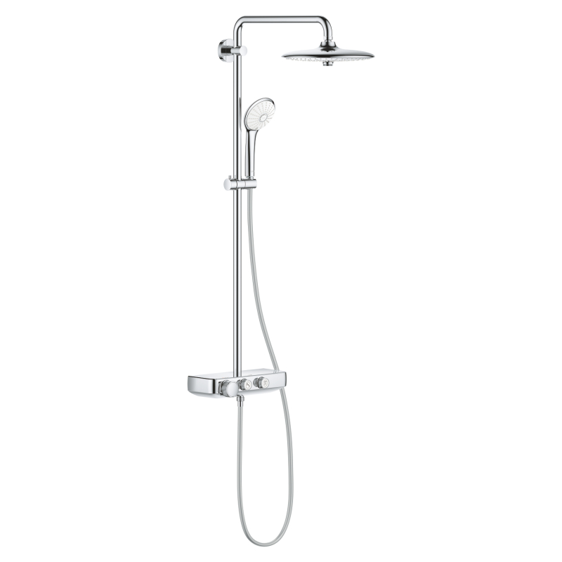 Grohe Euphoria Smartcontrol 260 Mono Duş Sistemi Duvara Monte Termostatik Bataryalı Duş Sistemi - 26509000 - 2