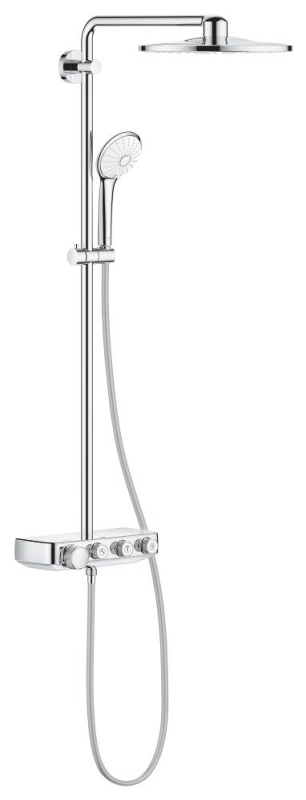Grohe Euphoria Smartcontrol 310 Duo Duş Sistemi Duvara Monte Termostatik Bataryalı Duş Sistemi - 26507000 - 1