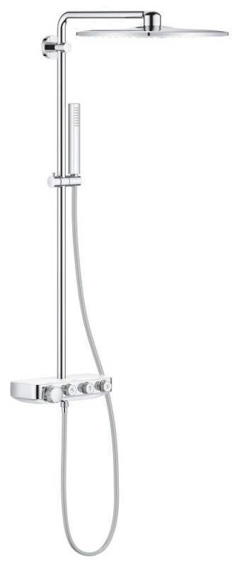 Grohe Euphoria Smartcontrol System 310 Cube Duo Duvara Monte Termostatik Bataryalı Duş Sistemi - 26508Ls0 - 1
