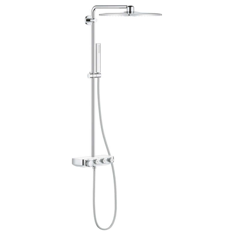 Grohe Euphoria Smartcontrol System 310 Cube Duo Duvara Monte Termostatik Bataryalı Duş Sistemi - 26508Ls0 - 2