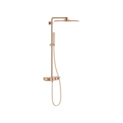Grohe Euphoria SmartControl System 310 Cube Duo Duvara Monte Termostatik Bataryalı Duş Sistemi, Bakır - 26508DA0 - 1
