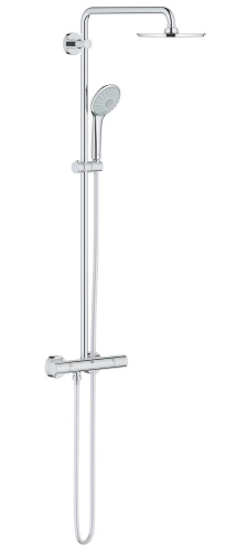 Grohe Euphoria System 210 Duvara Monte Termostatik Bataryalı Duş Sistemi - 27964000 - GROHE