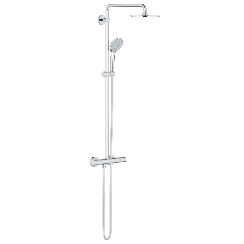 Grohe Euphoria System 210 Duvara Monte Termostatik Bataryalı Duş Sistemi - 27964000 - 2