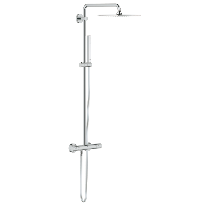 Grohe Euphoria System 230 Duvara Monte Termostatik Bataryalı Duş Sistemi - 26187000 - 2