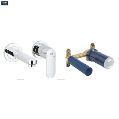 Grohe Eurocosmo 2 Delikli Lavabo Bataryası Seti İç gövde dahil - 1