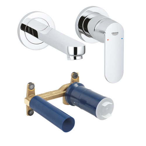Grohe Eurocosmo 2 Delikli Lavabo Bataryası Seti İç gövde dahil - GROHE