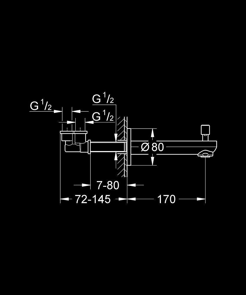 Grohe Eurocosmo Çıkış Ucu - 13262000 - 3