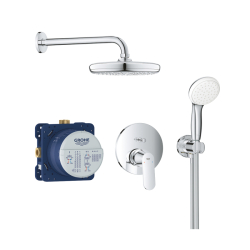 Grohe Eurocosmo Duş Seti, Tempesta 210 Tepe Duşu İle - 25219001 - GROHE