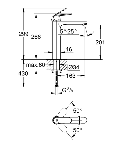 Grohe Eurocosmo Tek Kumandalı Lavabo Bataryası
Xl-Boyut - 23921000 - 4
