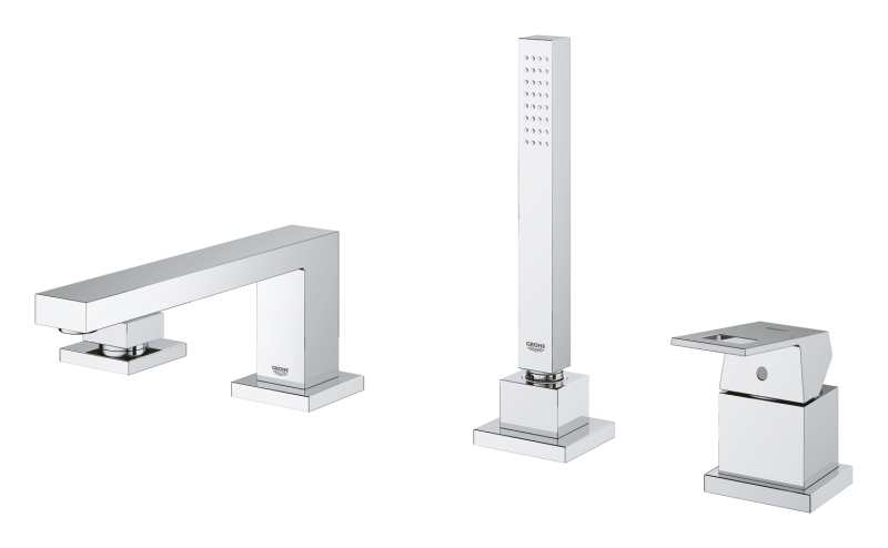Grohe Eurocube Dört Delikli Küvet Bataryası - 19897001 - 3