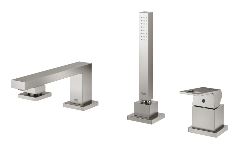 Grohe Eurocube Dört Delikli Küvet Bataryası - 19897Dc1 - 3