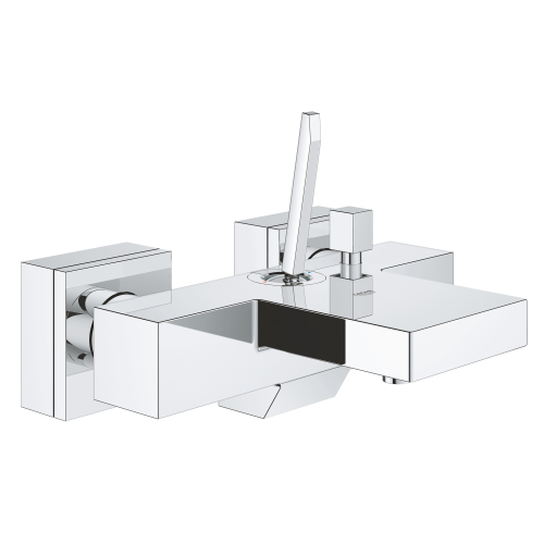 Grohe Eurocube Joy Tek Kumandalı Banyo Bataryası - 23666000 - 2
