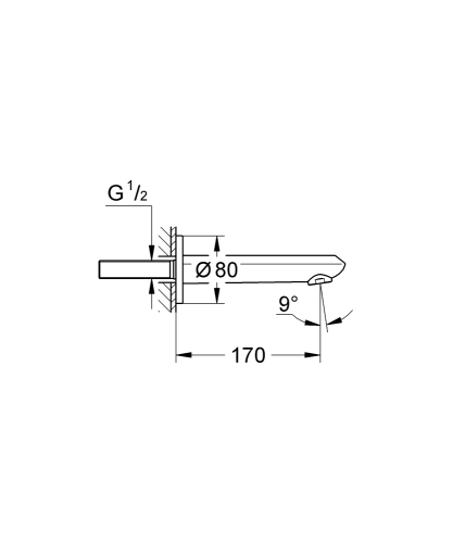 Grohe Eurodisc Cosmopolitan Çıkış Ucu - 13278002 - 3
