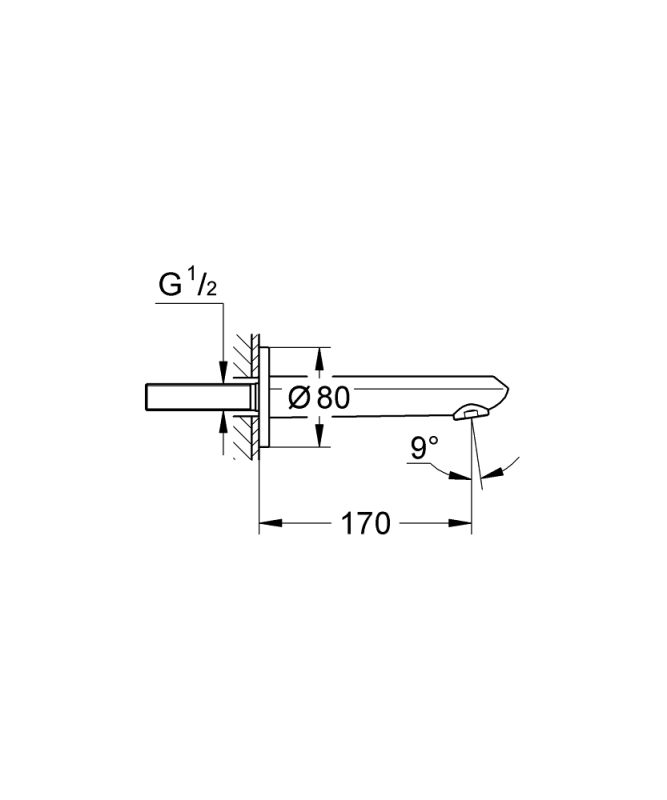 Grohe Eurodisc Cosmopolitan Çıkış Ucu - 13278002 - 3