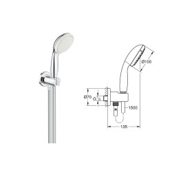 Grohe Eurosmart Ankastre Set - 4