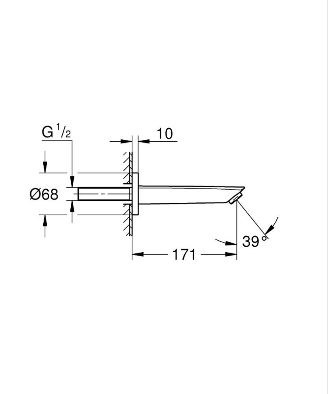 Grohe Eurosmart Çıkış Ucu (134482433) - 5