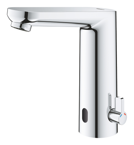 Grohe Eurosmart Cosmo. Fotoselli Lavabo Bataryası, Çift Su Girişli, Pilli - 36422000 - 4