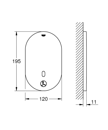 Grohe Eurosmart Cosmopolitan E Bluetooth - 36415000 - 3