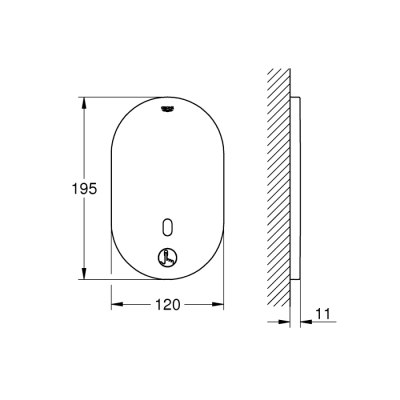 Grohe Eurosmart Cosmopolitan E Bluetooth - 36415000 - 2