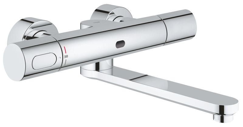Grohe Eurosmart Cosmopolitan E Duvardan, Fotoselli Ve Termostatik
Sıcaklık Kontrollü Lavabo Bataryası - 36332000 - 1