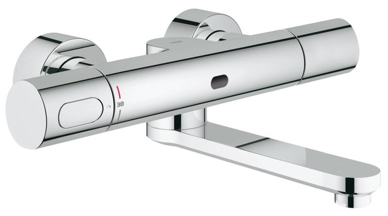 Grohe Eurosmart Cosmopolitan E Duvardan, Fotoselli Ve Termostatik
Sıcaklık Kontrollü Lavabo Bataryası - 36333000 - 1