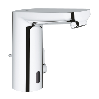 Grohe Eurosmart Cosmopolitan E Fotoselli lavabo bataryası, çift su girişli ayarlanabilir sıcaklık sınırlayıcısı - 36327002 - 1