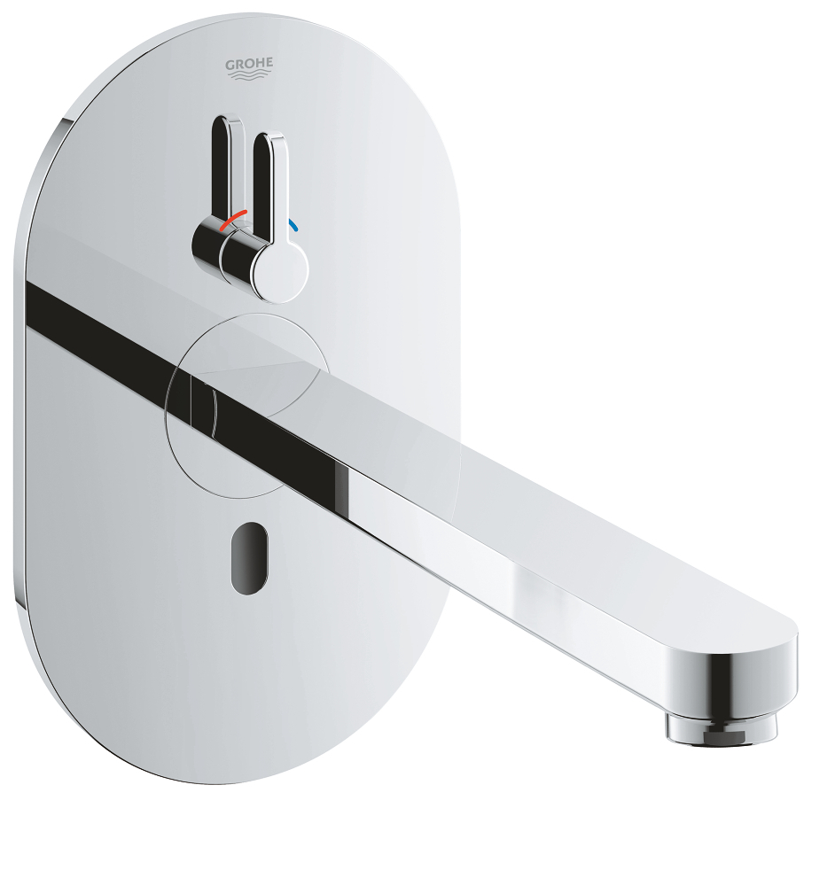 Grohe Eurosmart Cosmopolitan E Fotoselli Lavabo Bataryası, Çift Su Girişli
Ayarlanabilir Sıcaklık Sınırlayıcısı - 36376000 - 1