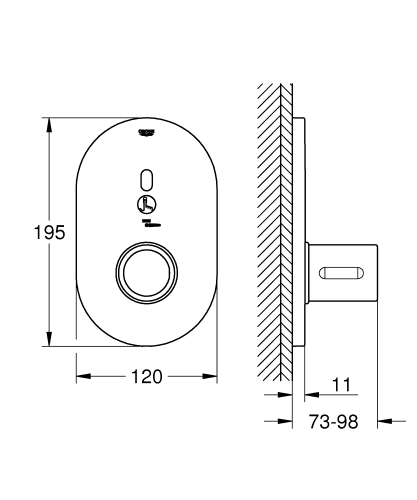 Grohe Eurosmart Cosmopolitan E Special - 36456000 - 4