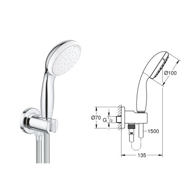 Grohe Eurosmart Cosmopolitan Set - 4