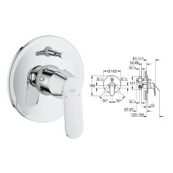 Grohe Eurosmart Cosmopolitan Set - 5