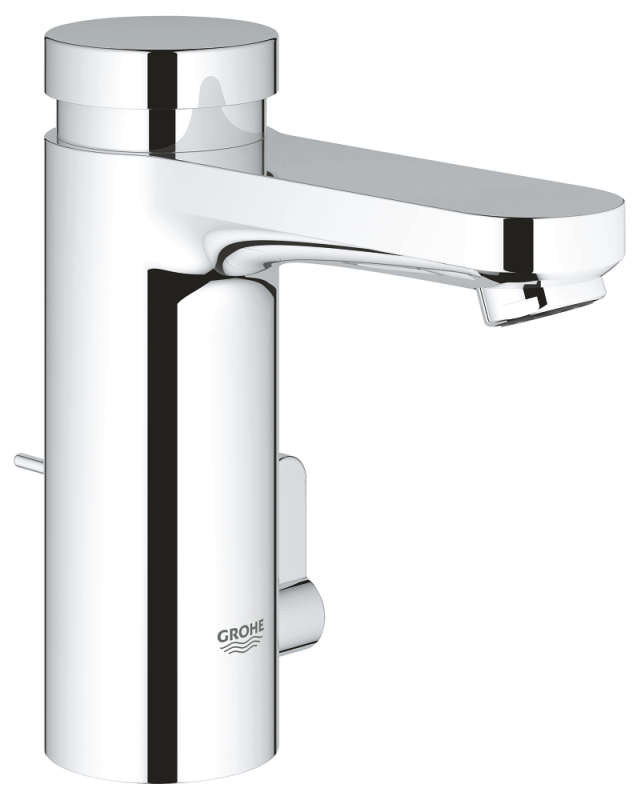 Grohe Eurosmart Cosmopolitan T Çift Su Girişli, Sıcaklık Sınırlayıcılı, Zaman Ayarlı Lavabo Bataryası - 36318000 - 1