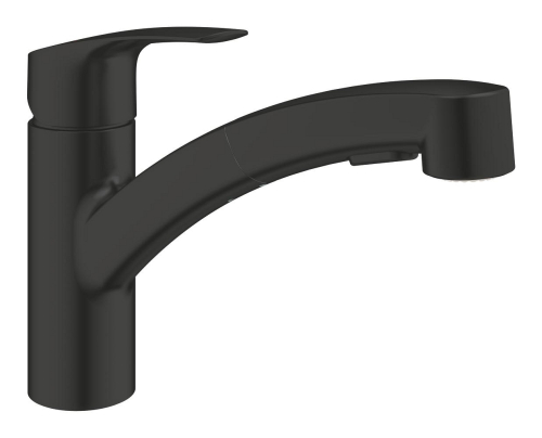 Grohe Eurosmart Eviye Bataryası Mat Siyah - 303052431 - GROHE