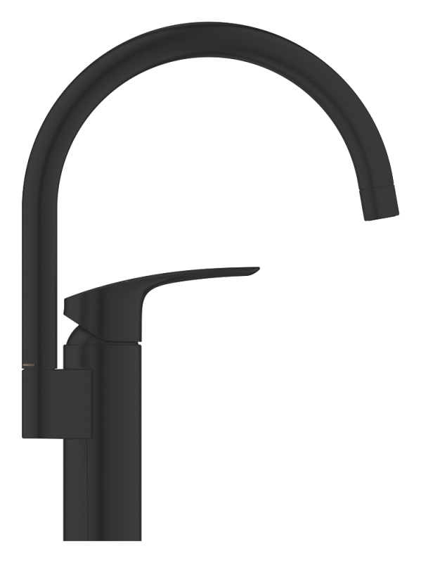 Grohe Eurosmart Tek Kumandalı Eviye Bataryası Mat Siyah - 332022433 - 3