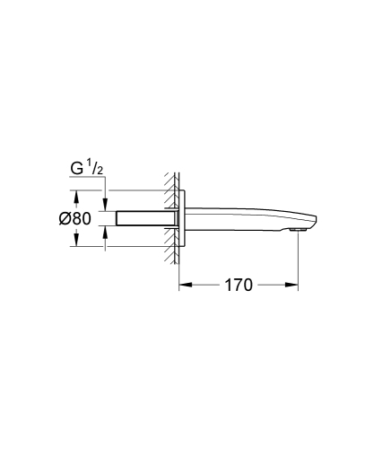 Grohe Eurostyle Cosmopolitan Çıkış Ucu - 13276002 - 3