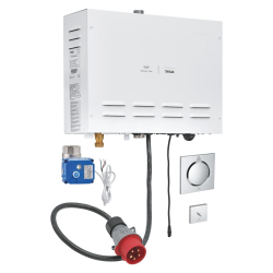 Grohe F-digital Deluxe Steam generator 9.9 kW with steam outlet and temperature sensor - 26828000 - 1