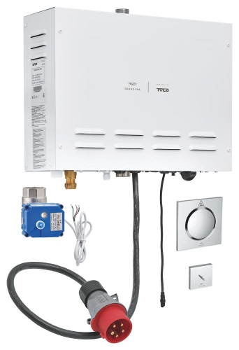 Grohe F-digital Deluxe Steam generator 9.9 kW with steam outlet and temperature sensor - 26828000 - GROHE