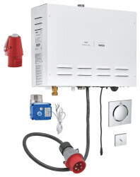 Grohe F-digital Deluxe Steam generator 9.9 kW with steam outlet and temperature sensor - 26829000 - GROHE