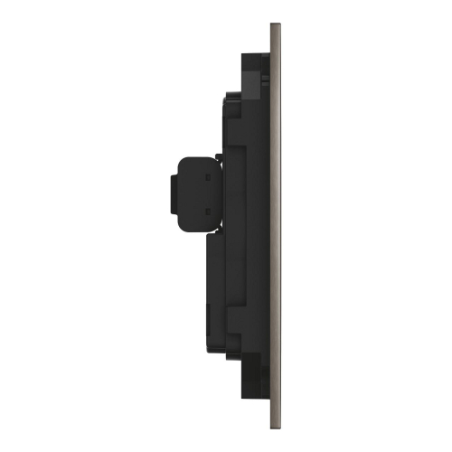 Grohe Flush Plate With Silk Motion Technology Brushed Hard Graphite - 104645AL00 - 2