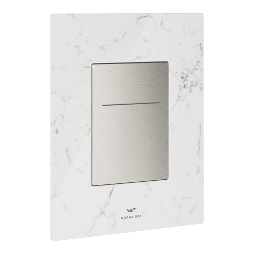 Grohe Flush Plate With Silk Motion Technology White Attica Caesarstone - 104644MV00 - 2