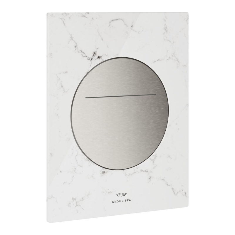 Grohe Flush Plate With Silk Motion Technology White Attica Caesarstone - 104645MV00 - 1