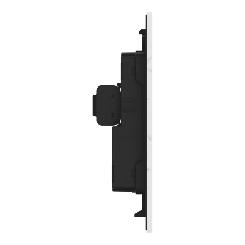 Grohe Flush Plate With Silk Motion Technology White Attica Caesarstone - 104645MV00 - 2