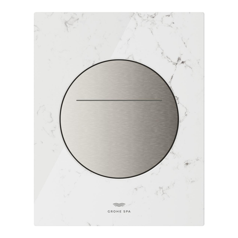 Grohe Flush Plate With Silk Motion Technology White Attica Caesarstone - 104645MV00 - 4