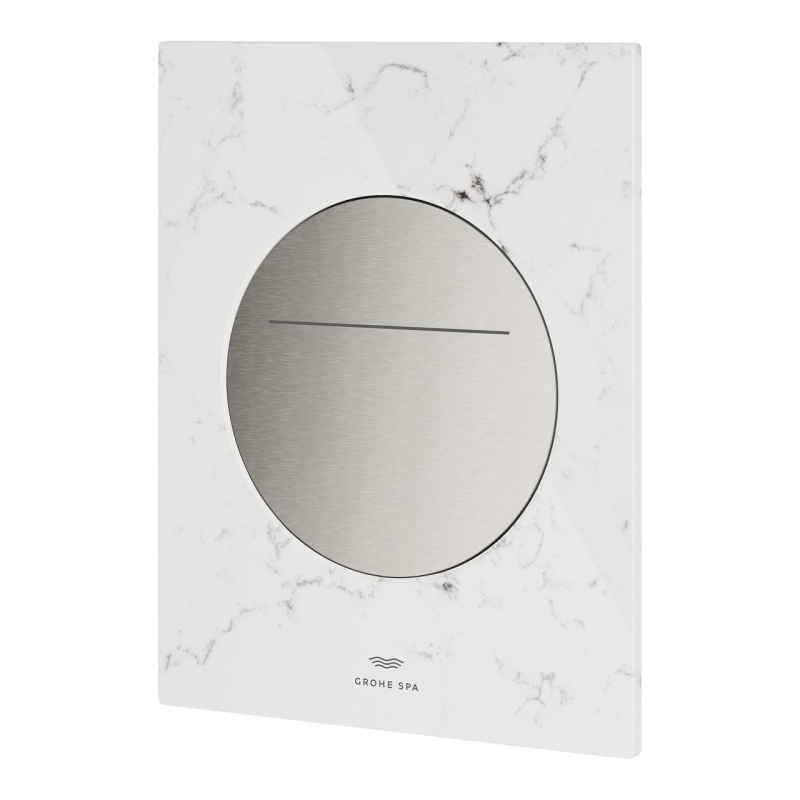 Grohe Flush Plate With Silk Motion Technology White Attica Caesarstone - 104645MV00 - 5